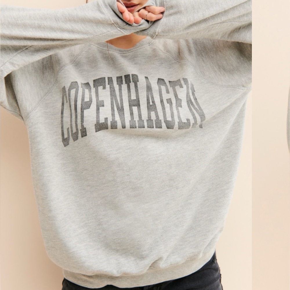 Free People x Retrobrand Copenhagen Crewneck Sweatshirt